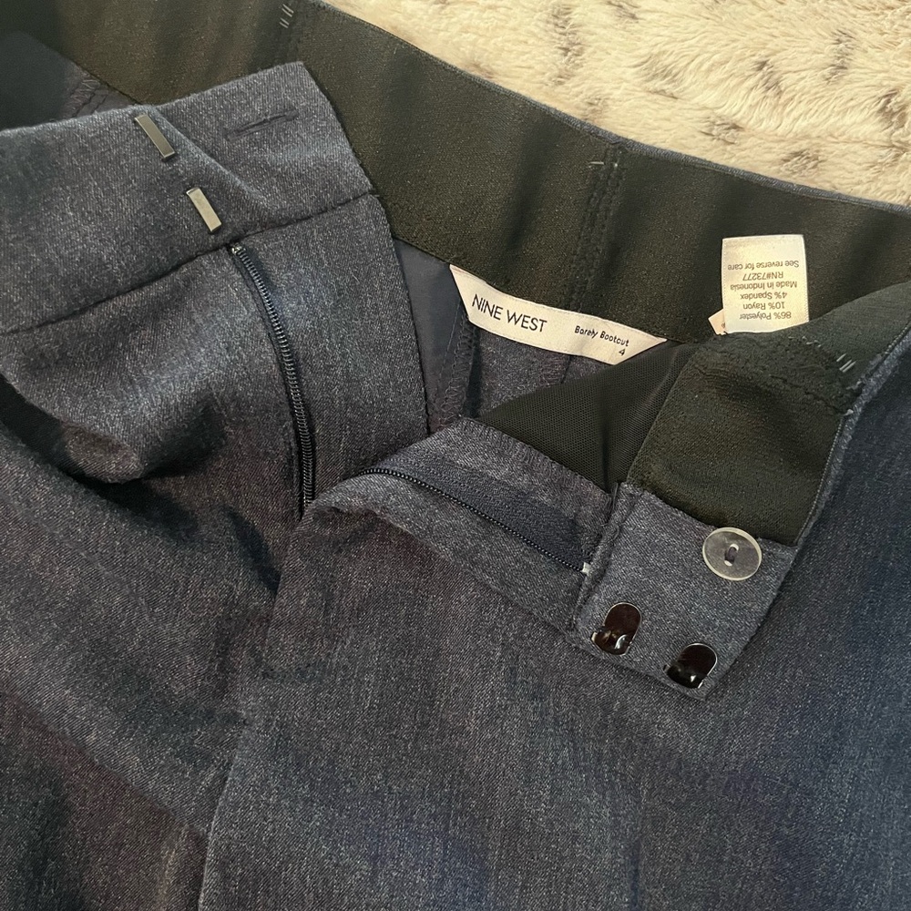 Nine West Navy Trousers